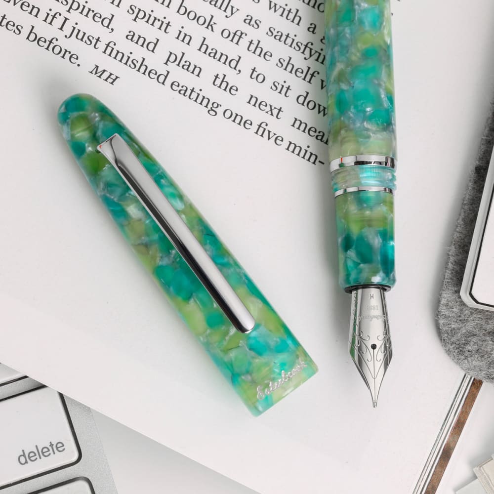 Sea Glass Collection Oversize FP Gold Trim - Fountain Pen