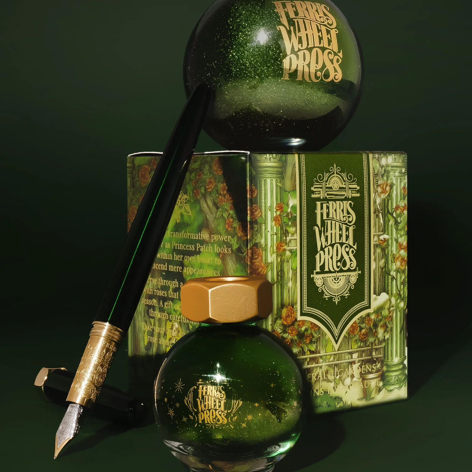 Penna stilografica Bijou - Emerald Gardens - Media