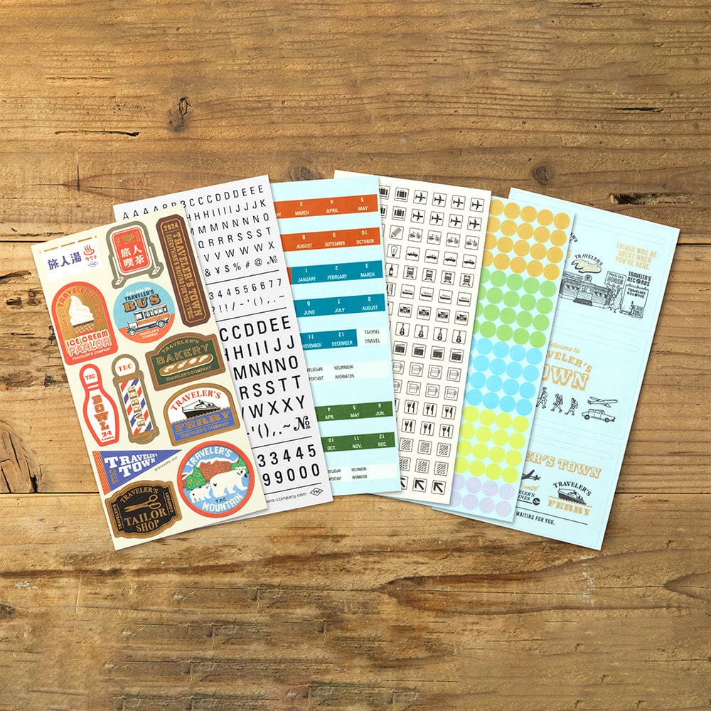 TRAVELER’S notebook Customized Sticker Set for Diary 2024