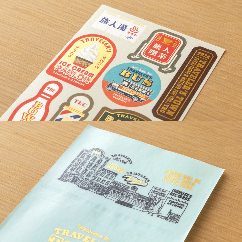 TRAVELER’S notebook Customized Sticker Set for Diary 2024